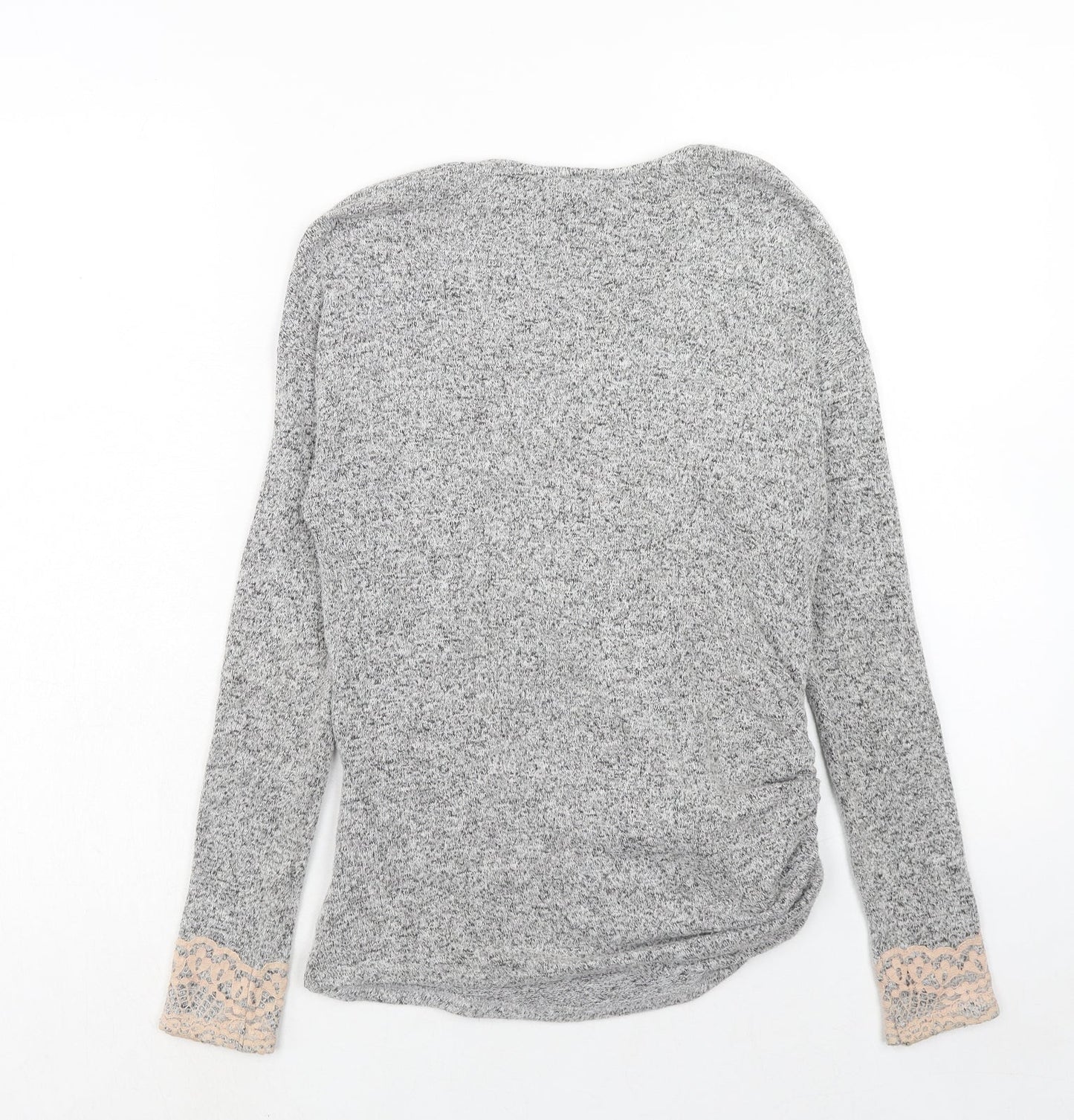 Womens UK Size 8 NEXT Grey Basic T-Shirt