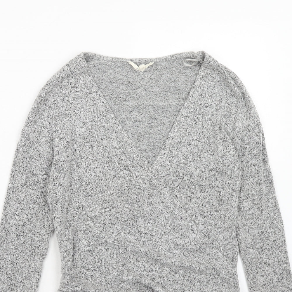 Womens UK Size 8 NEXT Grey Basic T-Shirt