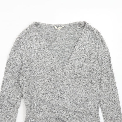 Womens UK Size 8 NEXT Grey Basic T-Shirt