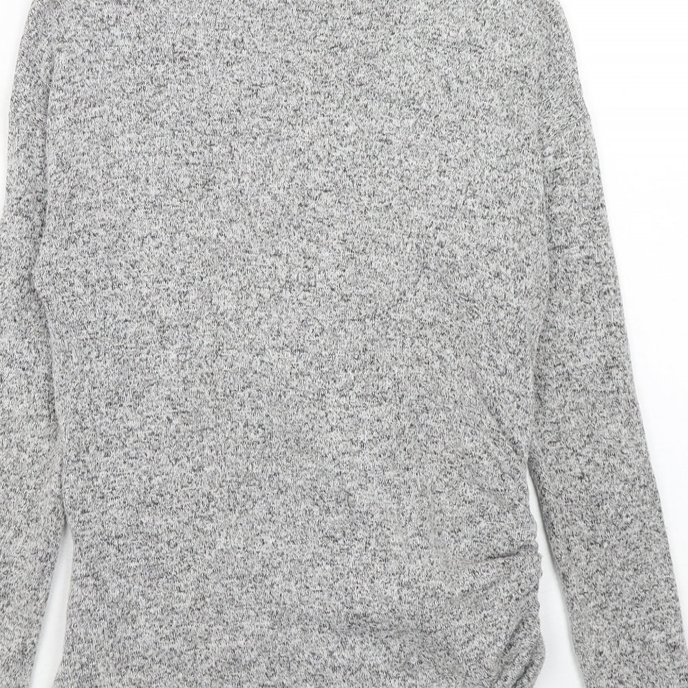Womens UK Size 8 NEXT Grey Basic T-Shirt