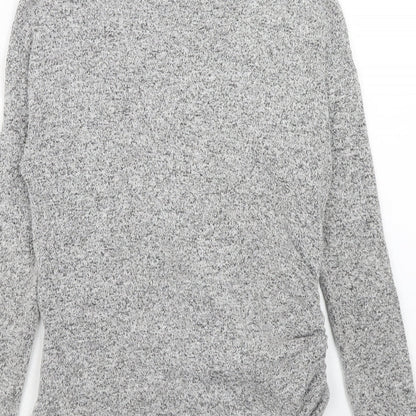 Womens UK Size 8 NEXT Grey Basic T-Shirt