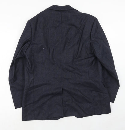 Mens UK Size 42 Preworn Regular Blue Suit Jacket