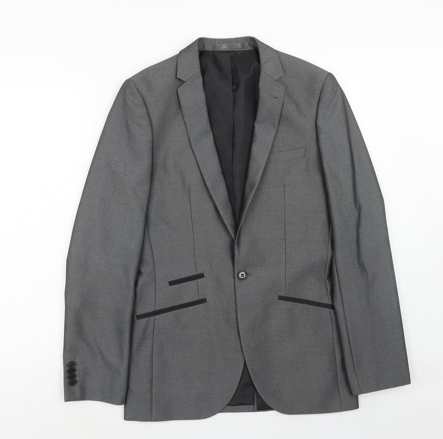 Mens UK Size 36 Matalan Regular Grey Suit Jacket