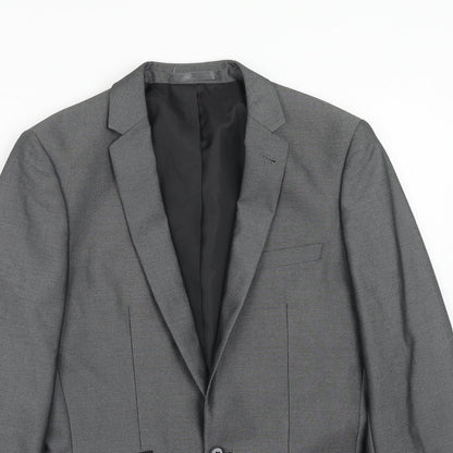 Mens UK Size 36 Matalan Regular Grey Suit Jacket