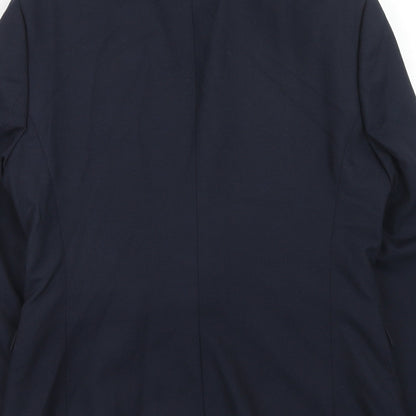 Mens UK Size 40 Topman Regular Blue Suit Jacket