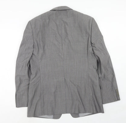 Mens UK Size 42 Linea Regular Grey Suit Jacket
