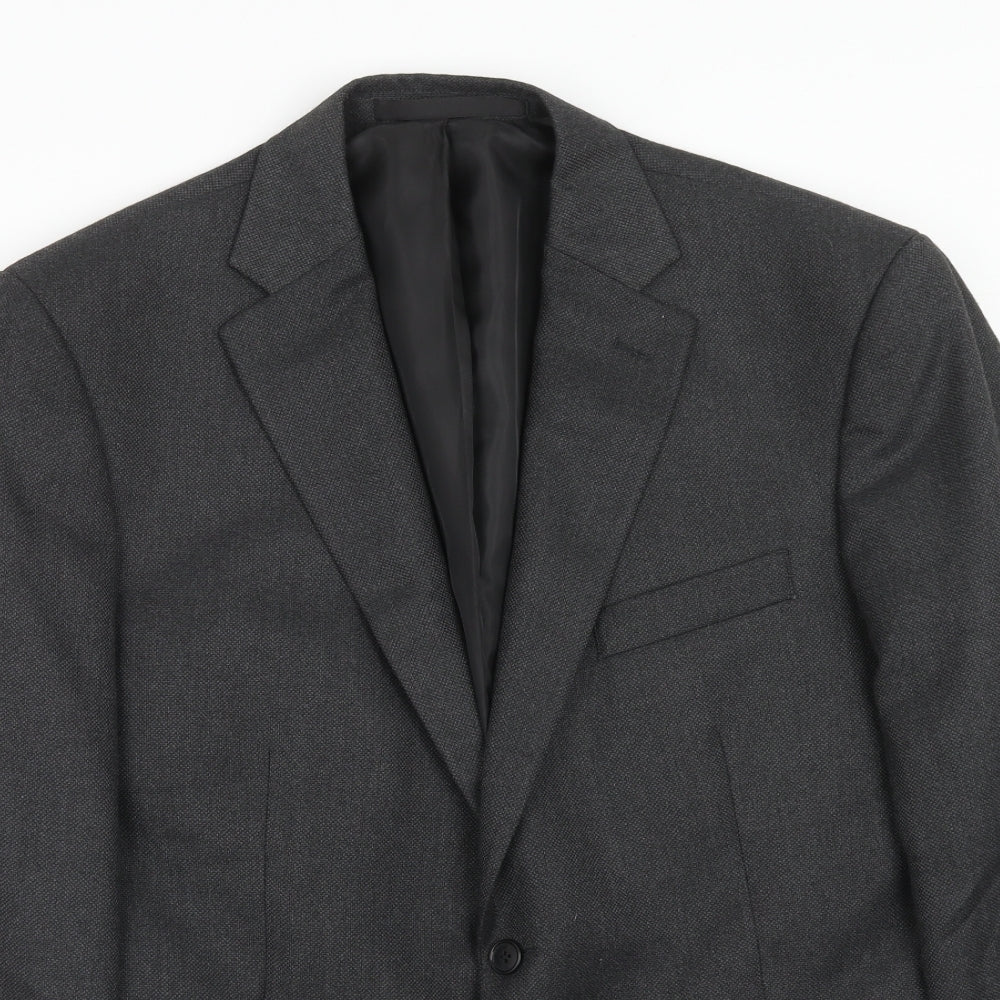 Mens UK Size 42 Marks and Spencer Regular Grey Suit Jacket