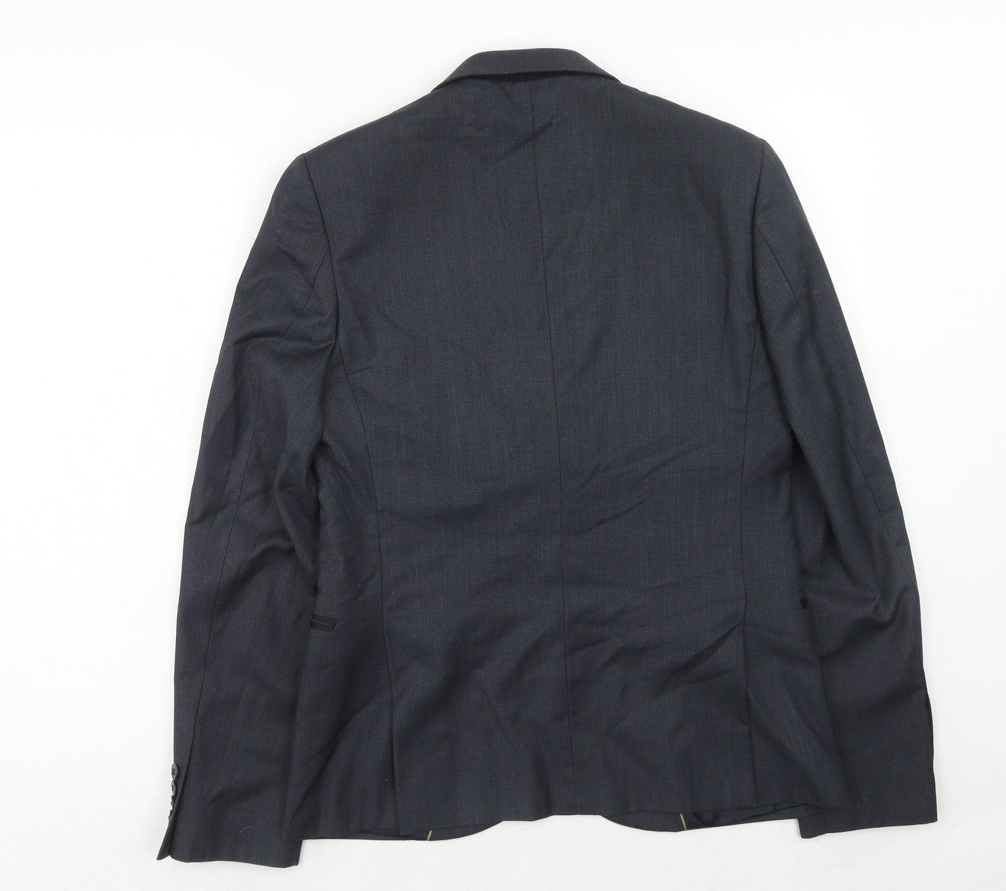 Mens UK Size 38 Topman Regular Blue Suit Jacket