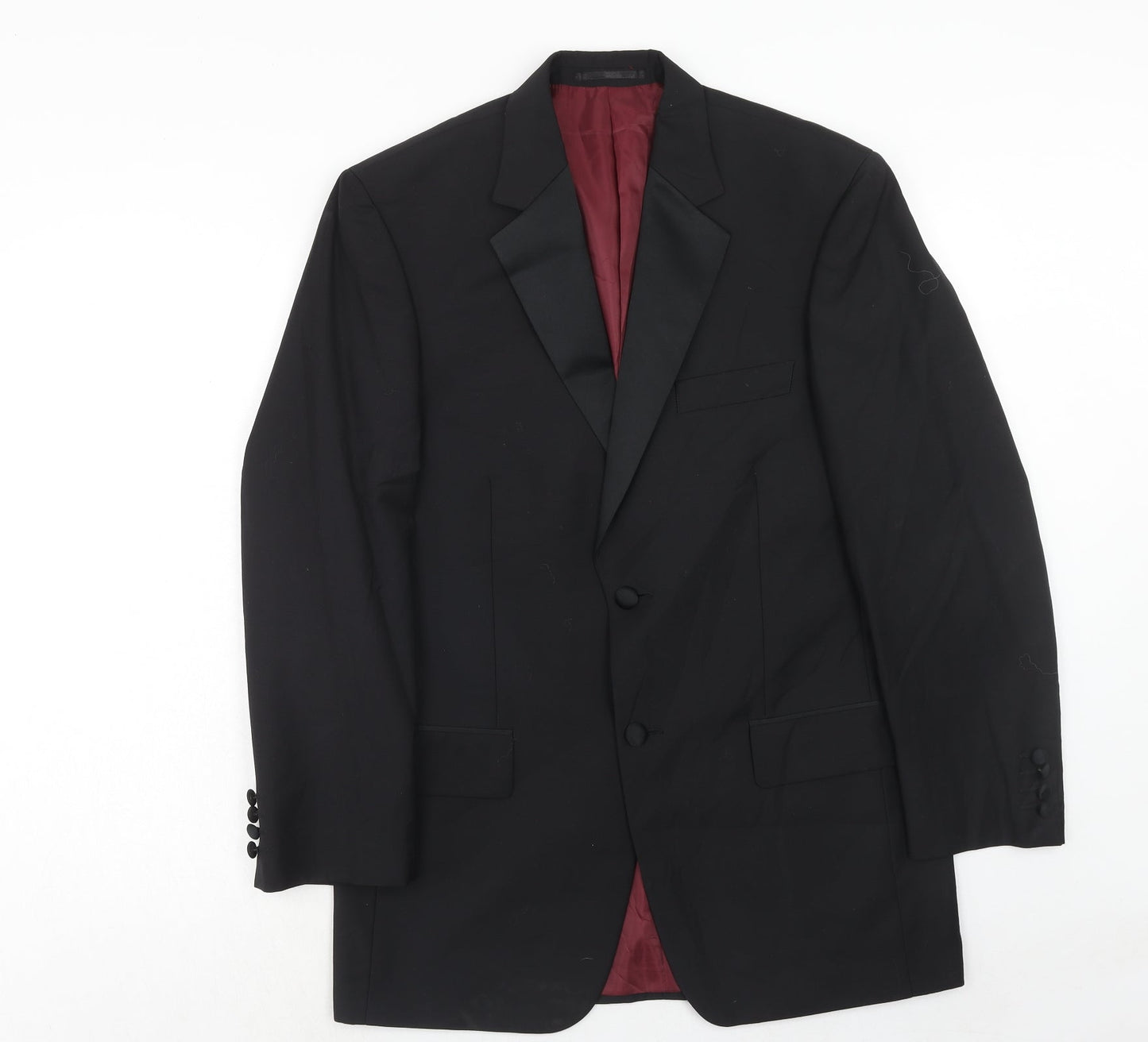 Mens UK Size 38 Scott & Taylor Regular Black Suit Jacket