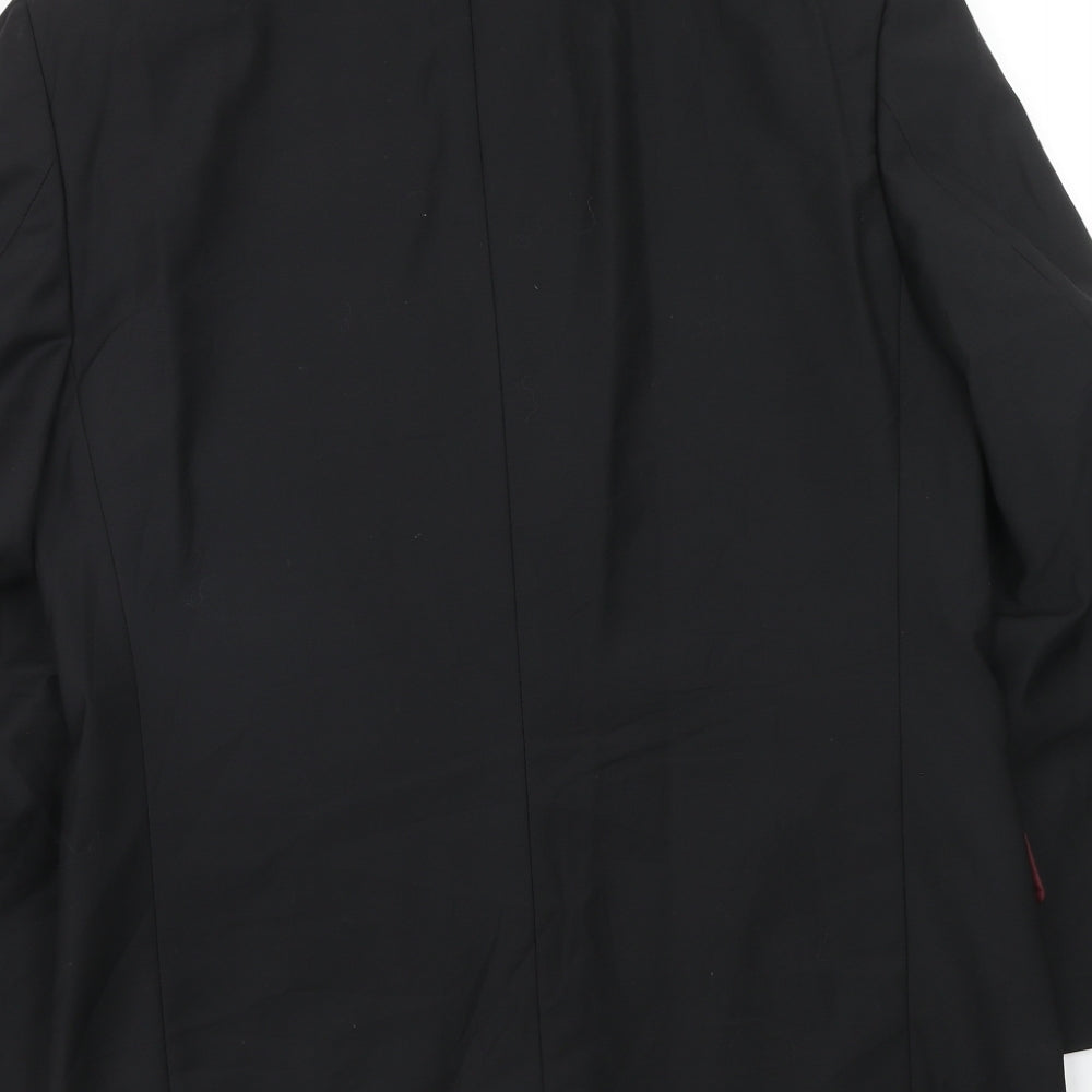 Mens UK Size 38 Scott & Taylor Regular Black Suit Jacket
