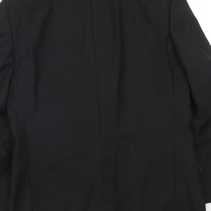 Mens UK Size 38 Scott & Taylor Regular Black Suit Jacket