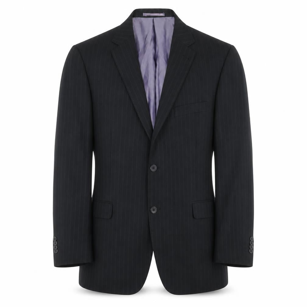 Mens UK Size 42 George Regular Black Suit Jacket