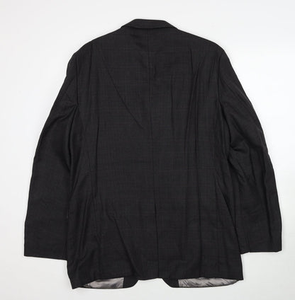 Mens UK Size 42 British Tailor Regular Grey Suit Jacket