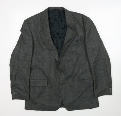 Mens UK Size 40 Preworn Regular Green Suit Jacket