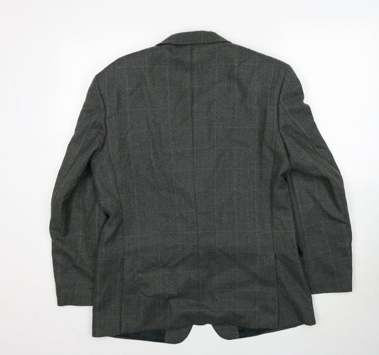 Mens UK Size 40 Preworn Regular Green Suit Jacket