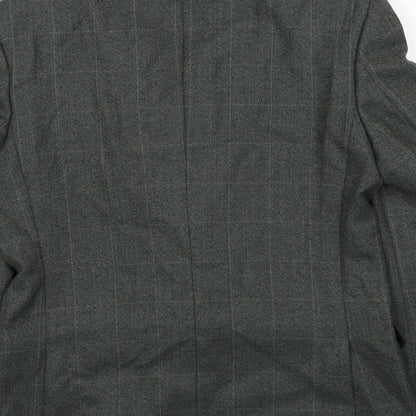 Mens UK Size 40 Preworn Regular Green Suit Jacket