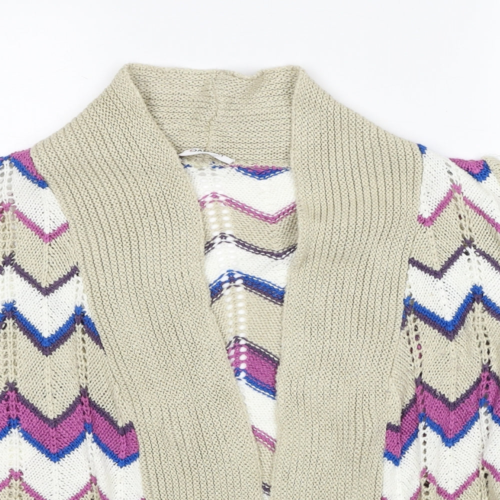 Womens UK Size 10 Damart Multicoloured Cardigan Jumper