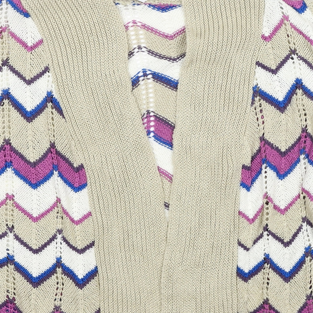 Womens UK Size 10 Damart Multicoloured Cardigan Jumper