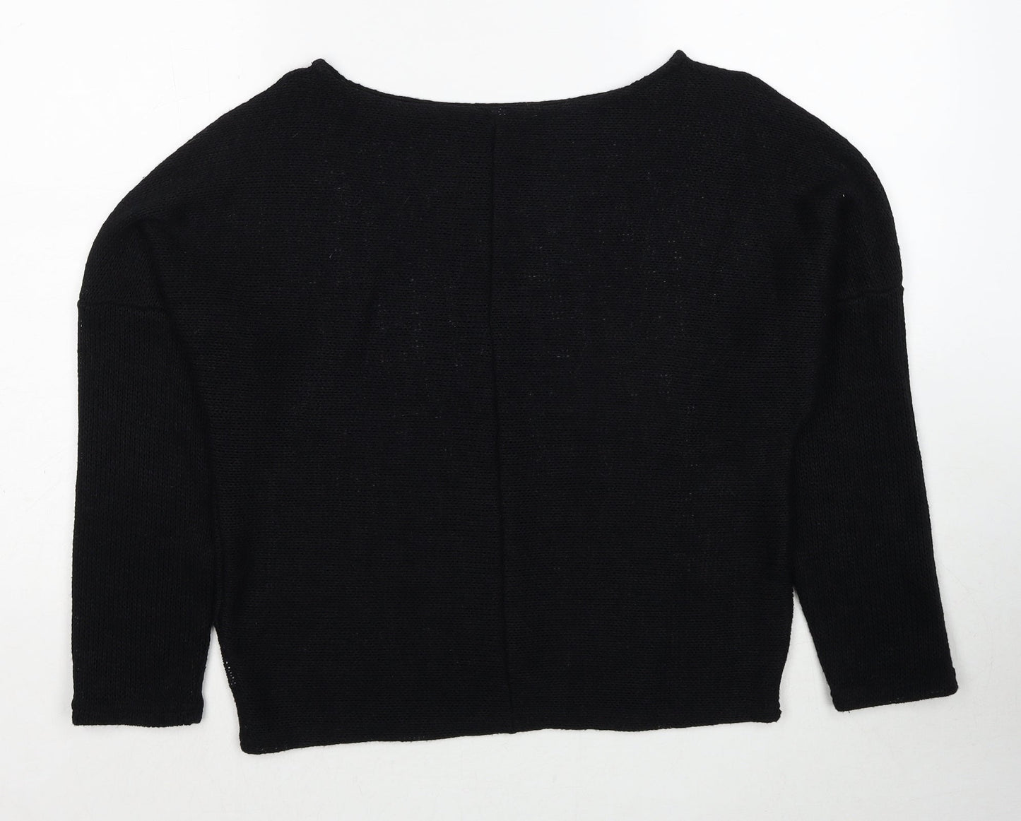 Womens UK Size M Preworn Black Pullover Jumper