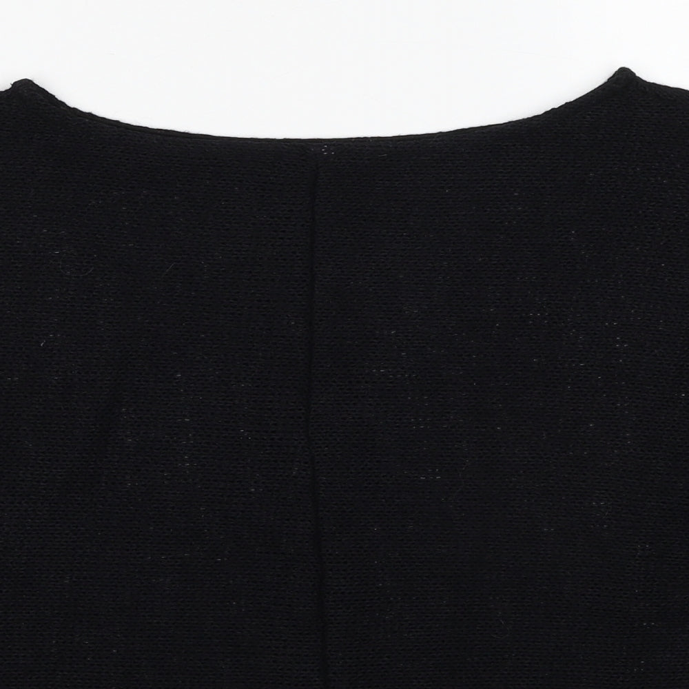 Womens UK Size M Preworn Black Pullover Jumper