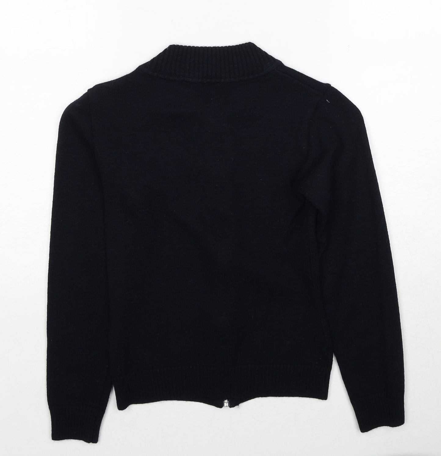 Guido Maria Kretschmer Womens Blue Collared Acrylic Pullover Jumper Size 6