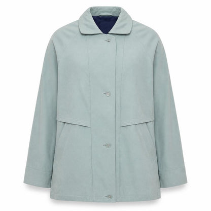 Womens UK Size 10 BHS Blue Overcoat