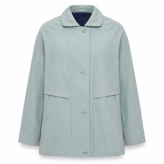 Womens UK Size 10 BHS Blue Overcoat