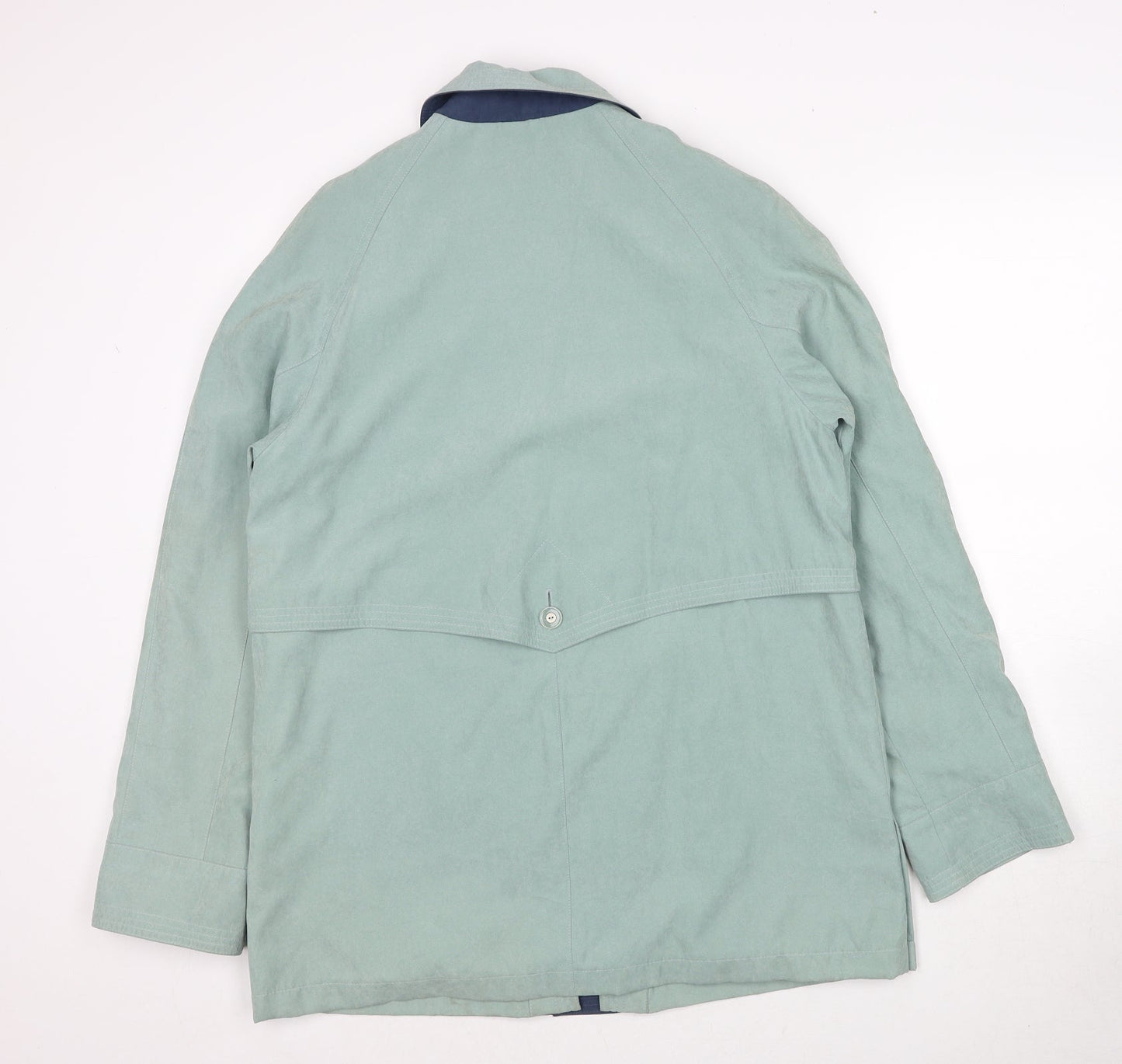 Womens UK Size 10 BHS Blue Overcoat
