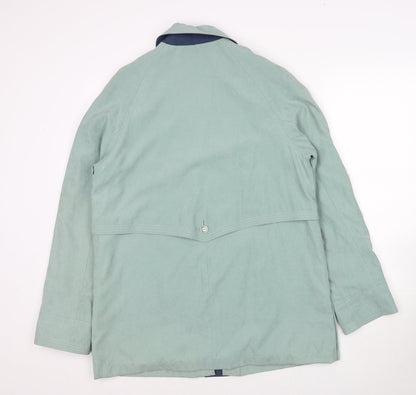 Womens UK Size 10 BHS Blue Overcoat