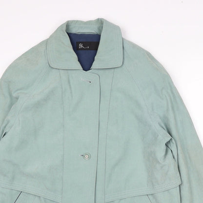Womens UK Size 10 BHS Blue Overcoat