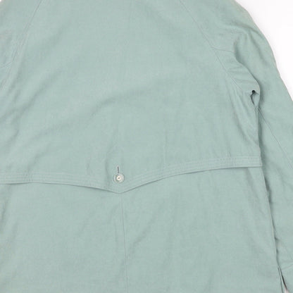 Womens UK Size 10 BHS Blue Overcoat