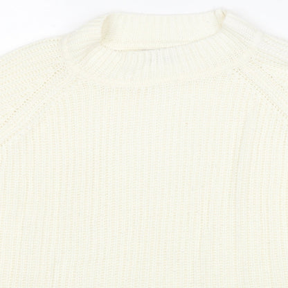 Womens UK Size 14 F&F Ivory Pullover Jumper