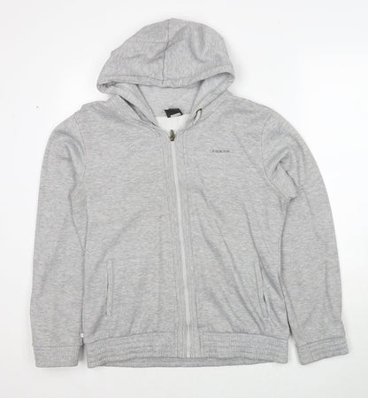 Womens UK Size 14 LA Gear Grey Full Zip Hoodie