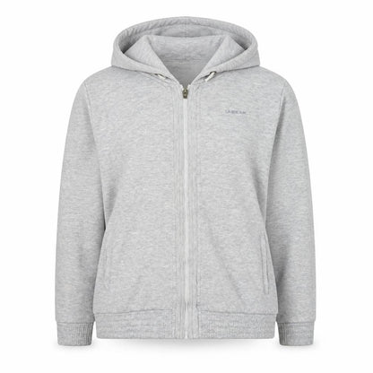 Womens UK Size 14 LA Gear Grey Full Zip Hoodie