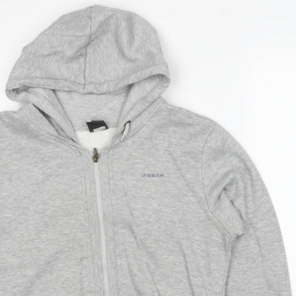 Womens UK Size 14 LA Gear Grey Full Zip Hoodie