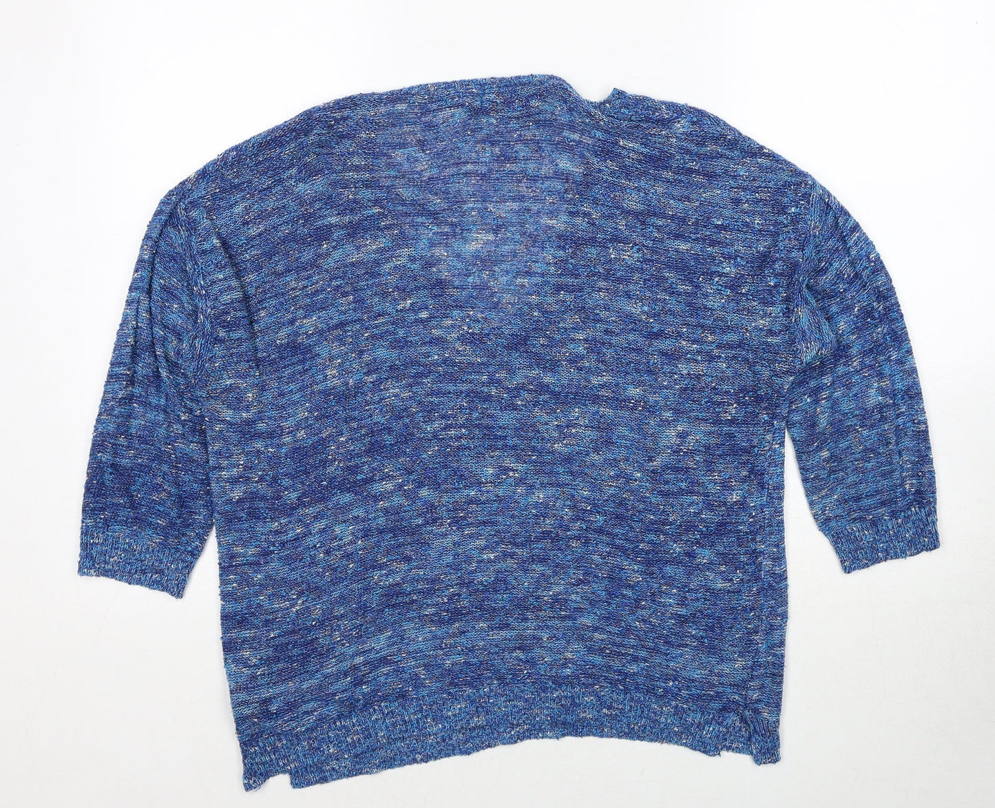 Womens UK Size M M&Co Blue Pullover Jumper