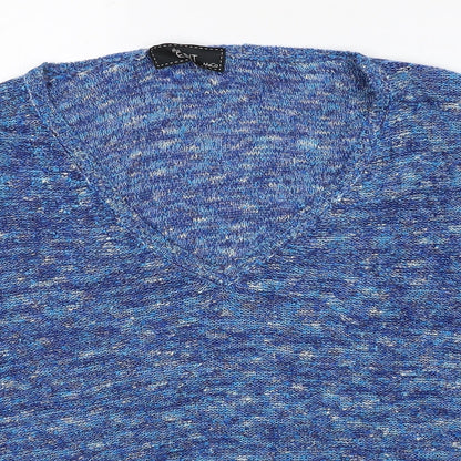 Womens UK Size M M&Co Blue Pullover Jumper