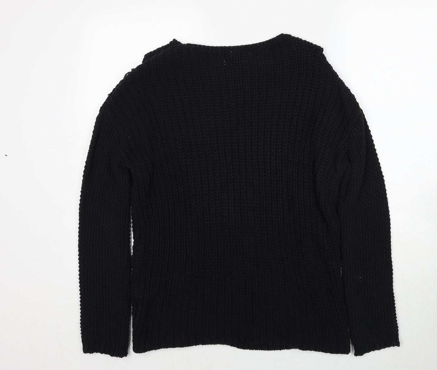 Womens UK Size S H&M Black Pullover Jumper