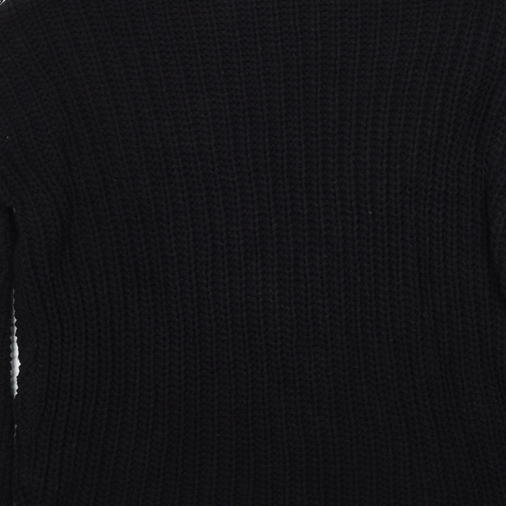 Womens UK Size S H&M Black Pullover Jumper
