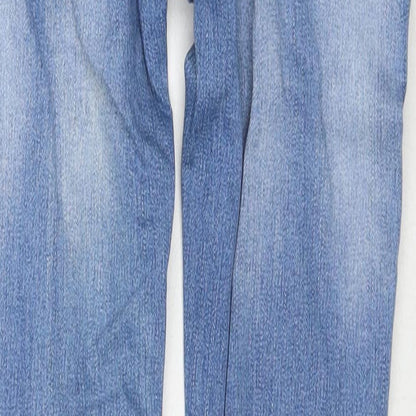 Encore Womens Blue Cotton Skinny Jeans Size 26 in Regular Zip - Label size 1