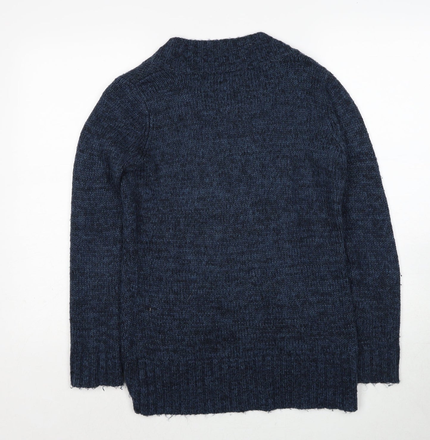 Womens UK Size S FOREVER 21 Blue Cardigan Jumper
