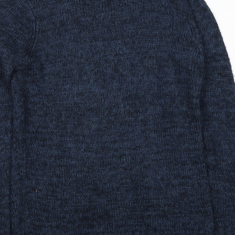 Womens UK Size S FOREVER 21 Blue Cardigan Jumper