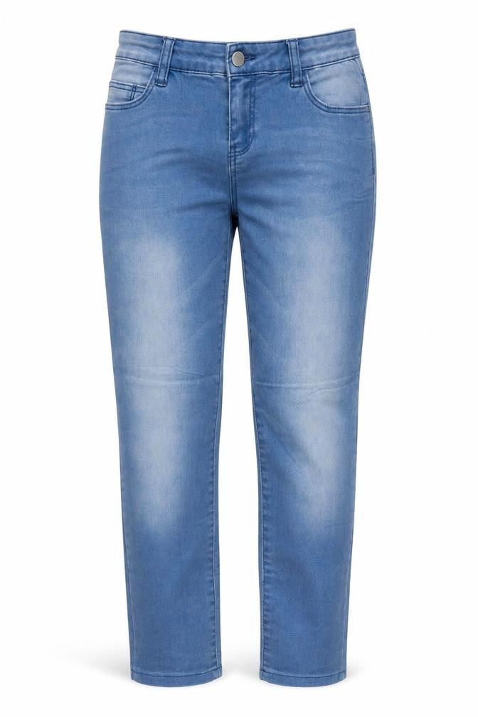 Womens UK Size 8 Denim & Co. Regular Fit Straight Blue Jeans