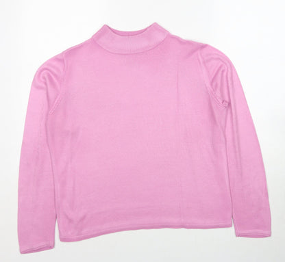 Womens UK Size S Bonmarché Pink Pullover Jumper