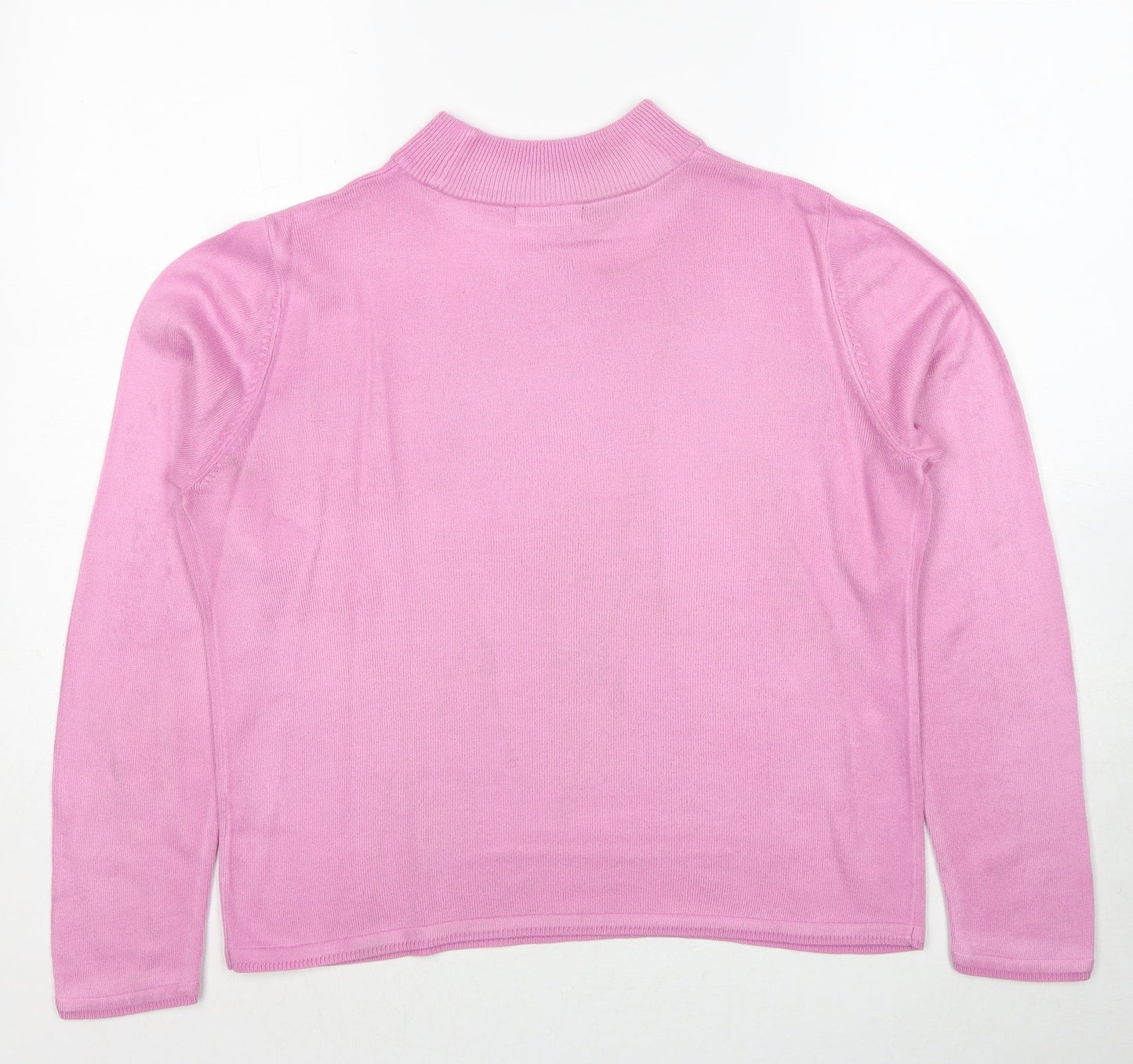 Womens UK Size S Bonmarché Pink Pullover Jumper