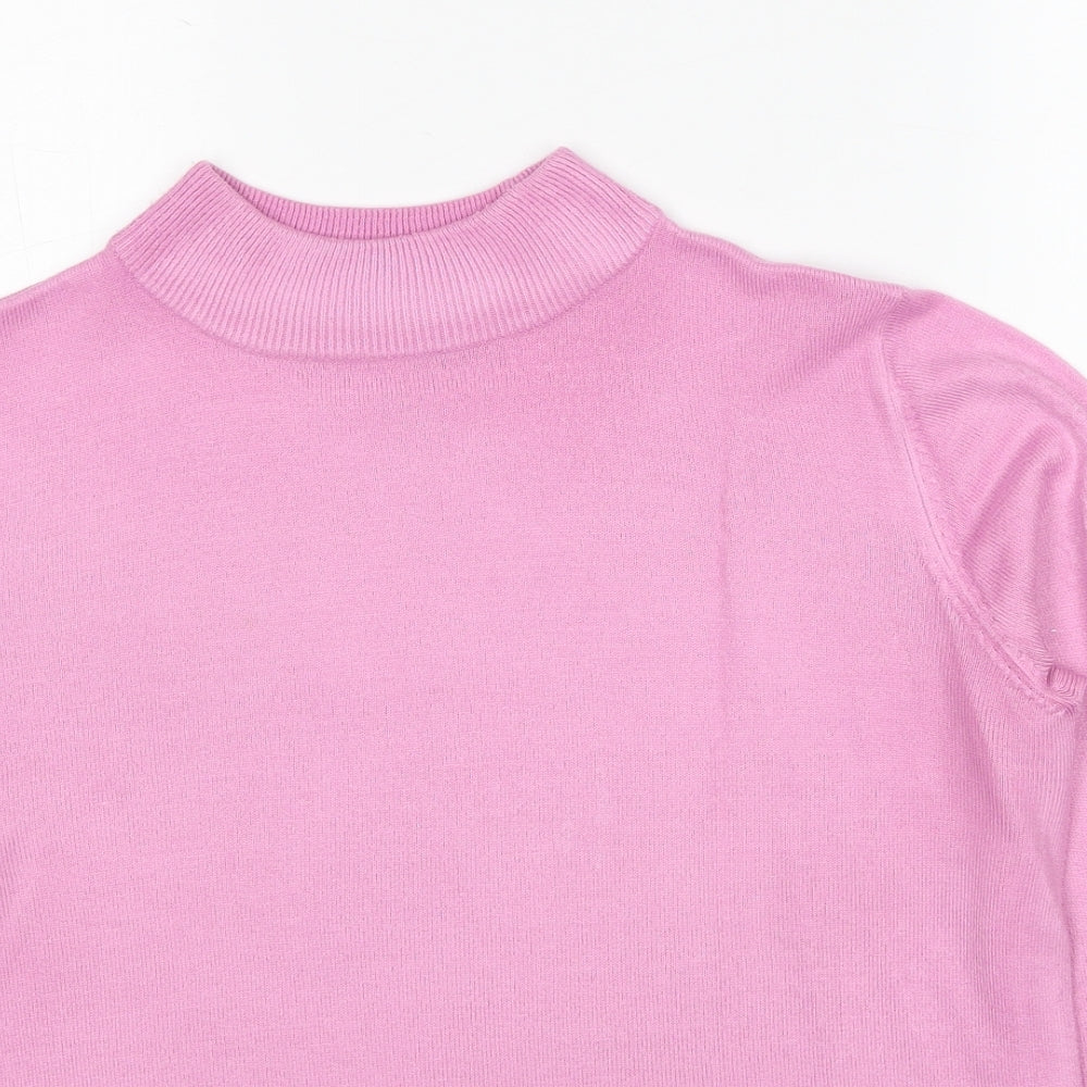 Womens UK Size S Bonmarché Pink Pullover Jumper