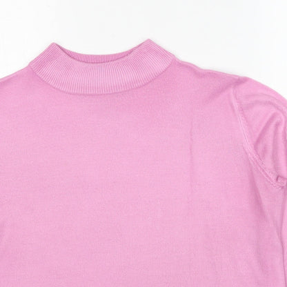 Womens UK Size S Bonmarché Pink Pullover Jumper
