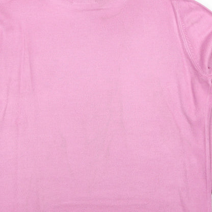 Womens UK Size S Bonmarché Pink Pullover Jumper