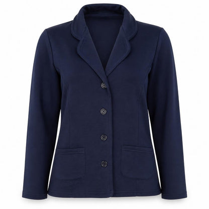 Womens UK Size 10 Damart Regular Blue Blazer