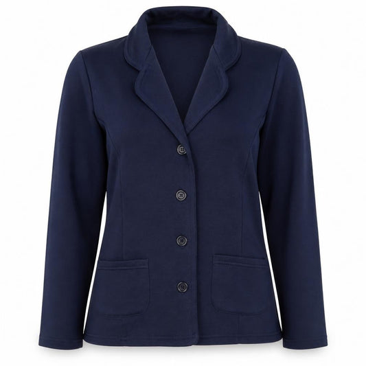 Womens UK Size 10 Damart Regular Blue Blazer